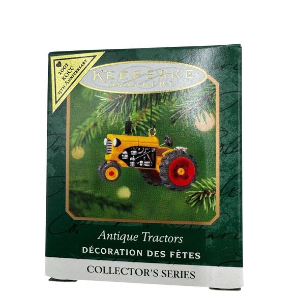 Hallmark 2001 Keepsake Ornament Antique Tractors Collectors Series Die-Cast Meta - Picture 3 of 4
